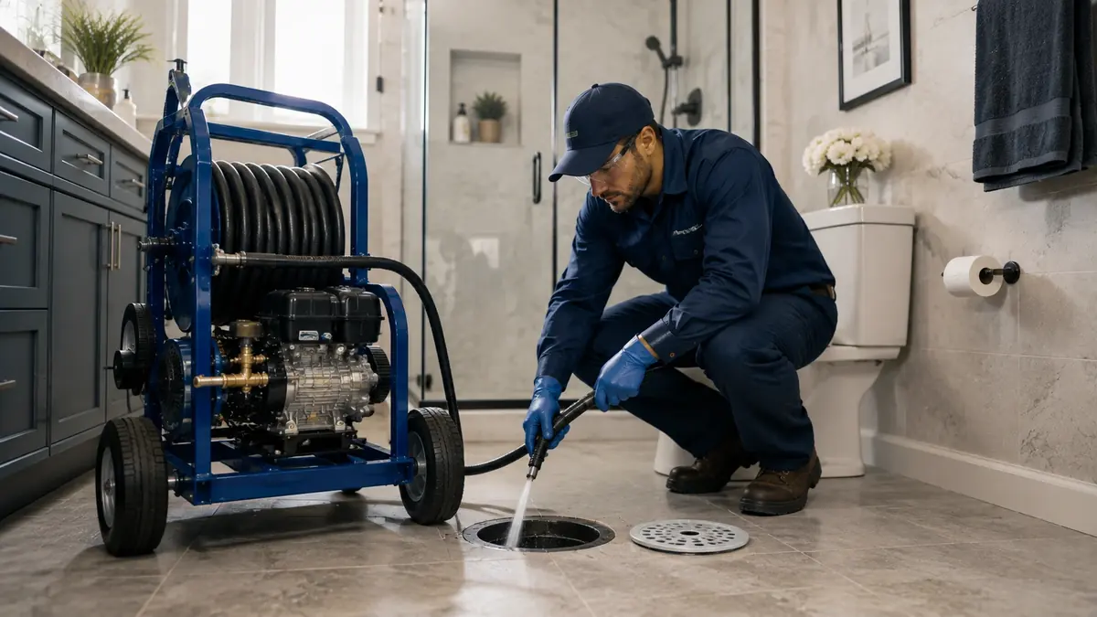 Bathroom Drain Hydro Jetting in California City