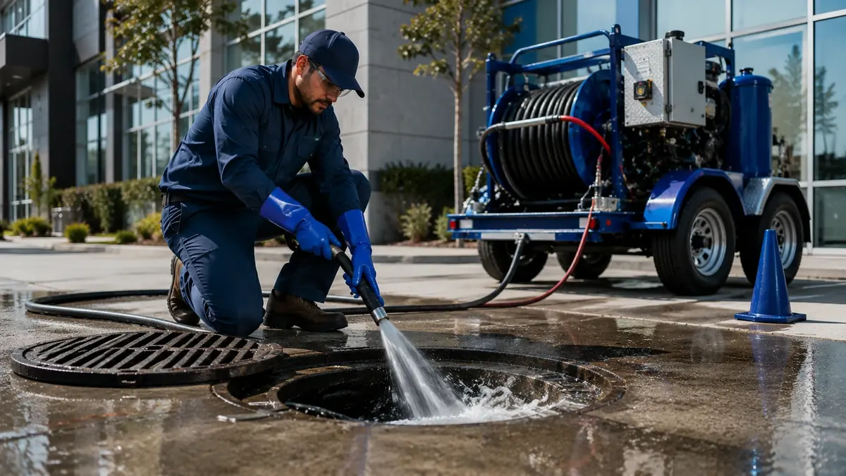 Commercial Hydro Jet Drain Cleaning in California City