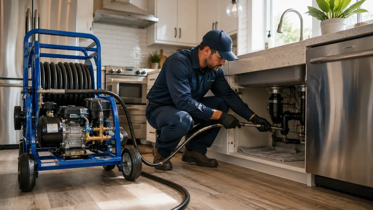 Kitchen Drain Hydro Jetting in California City